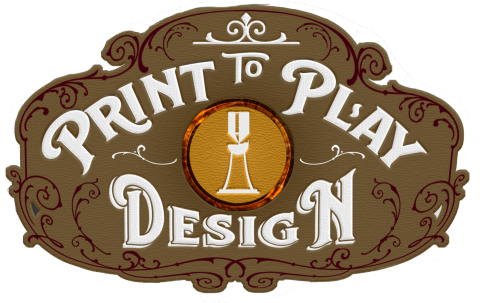 Print to Play Design logo